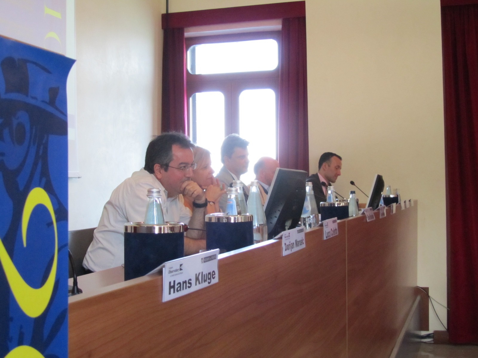 Speakers at a summer school