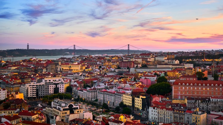 Skyline of Lisbon
