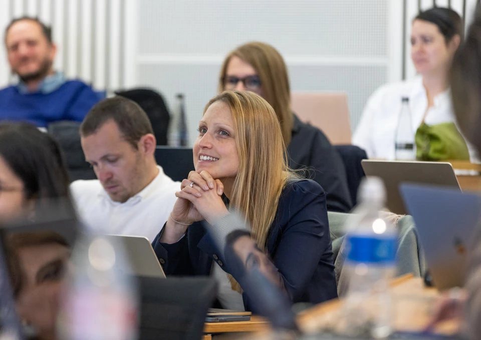 Executive MSc Behavioural Science students in the classroom