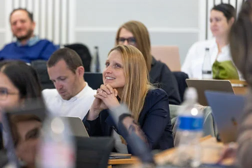 Executive MSc Behavioural Science students in the classroom