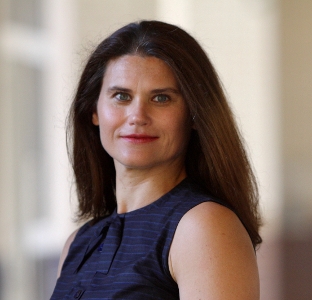 Headshot of Professor Nina Bandelj. She is wearing a navy blue top.
