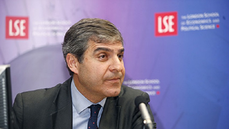 Professor Fawaz Gerges speaking at a conference