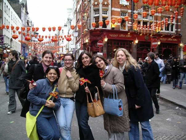 Federica Dispenza and friends during their time at LSE
