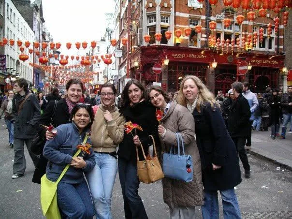 Federica Dispenza and friends during their time at LSE