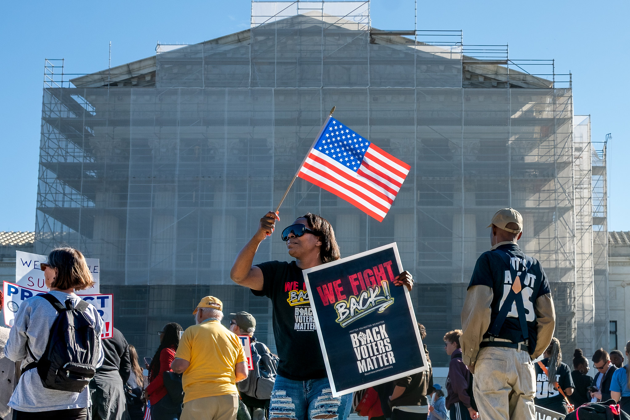 Fight for Voting Rights Rally at the Supreme Court