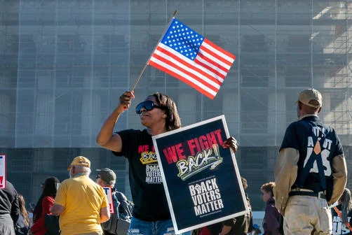 Fight for Voting Rights Rally at the Supreme Court