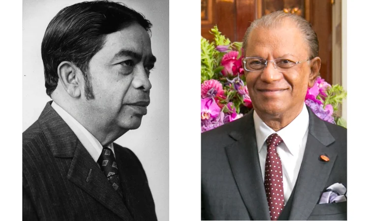 Side by side headshots of two men.
