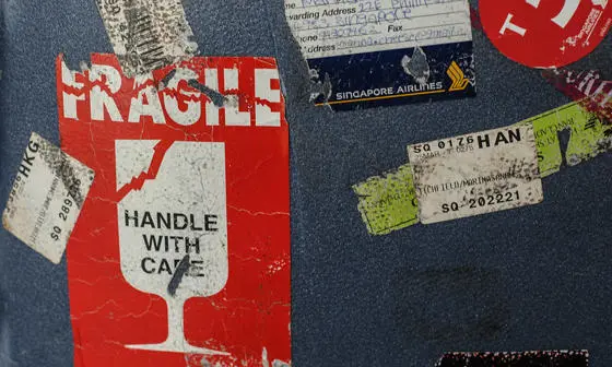 Fragile sticker. Used with permission CC BY-NC-SA 2.0