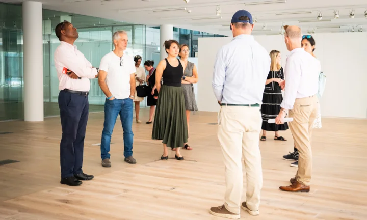 The Global Alumni Board get a tour of LSE's newest building - 61 Aldwych