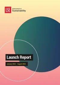 Front cover of the Global School of Sustainability (GSoS) Launch Report