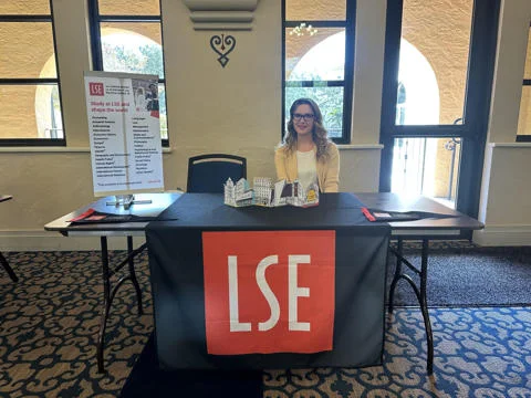 North America Recruitment Officer Grace Musante at a school fair