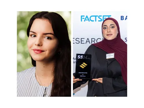 Gracie Coulwill (left) and Imaan Kamran Malik (right)