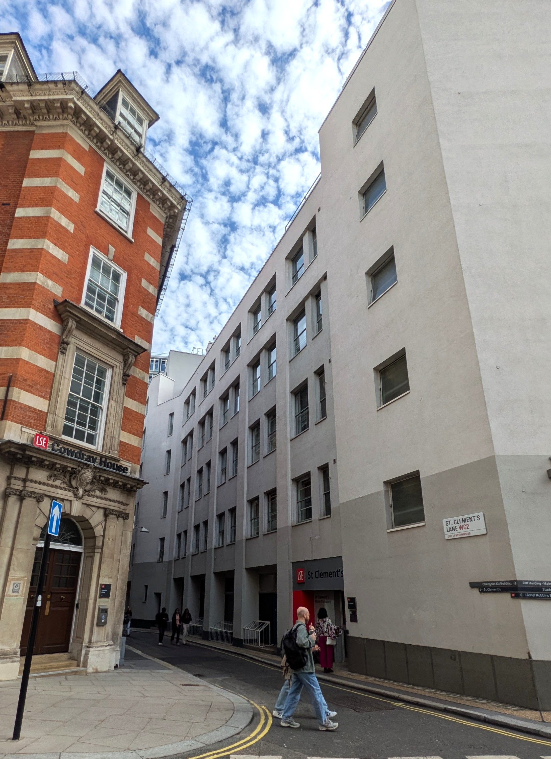 Cowdray House and St Clement's building at LSE