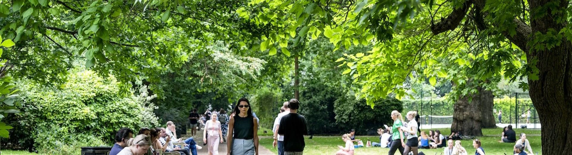 People in a park