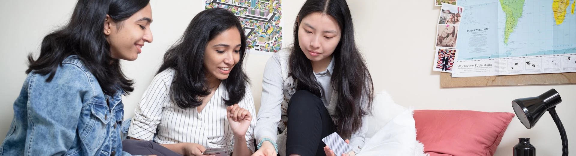 Group of Students Playing Cards