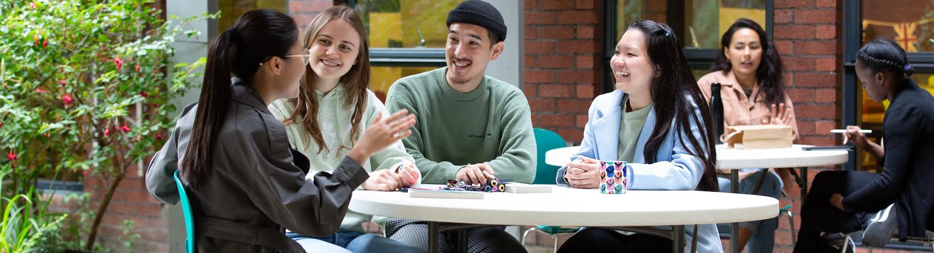 A group of Students in a Garden