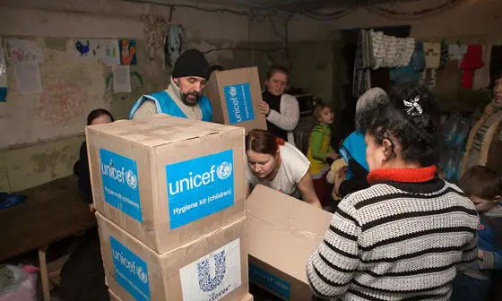 Humanitarian efforts in Ukraine. Used with permission CC BY 2.0