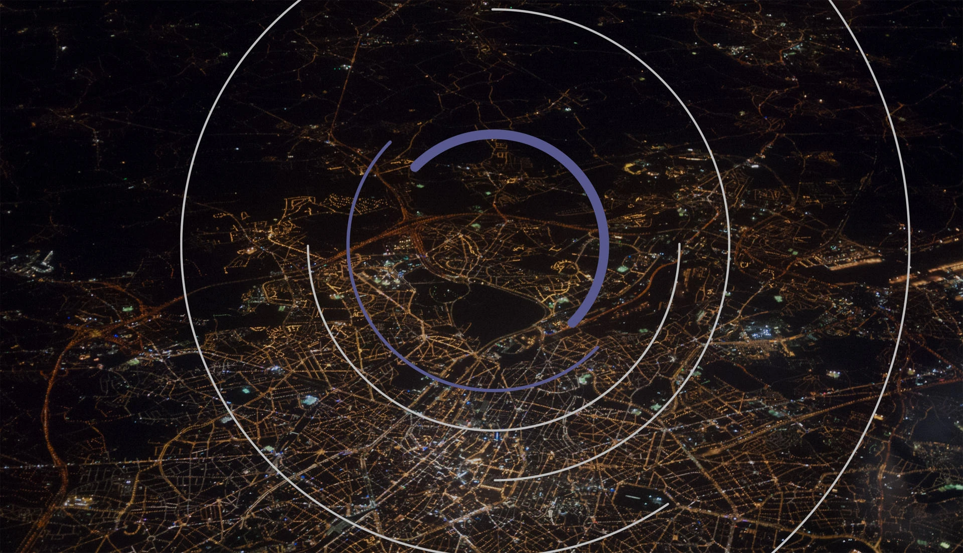 Arieal view of a city