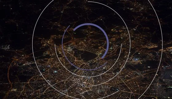 Arieal view of a city