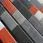 abstract geometric bricks