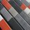 abstract geometric bricks