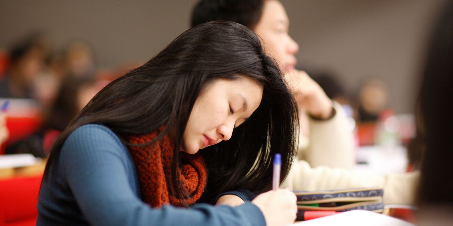 Student writing