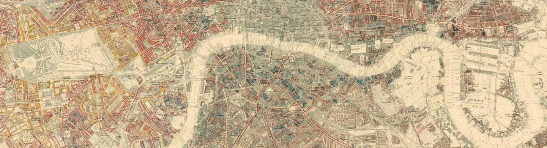 Charles Booth's poverty map of London.