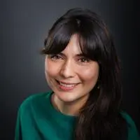 A headshot of Daniela Perez Aguilar from the shoulders up smiling