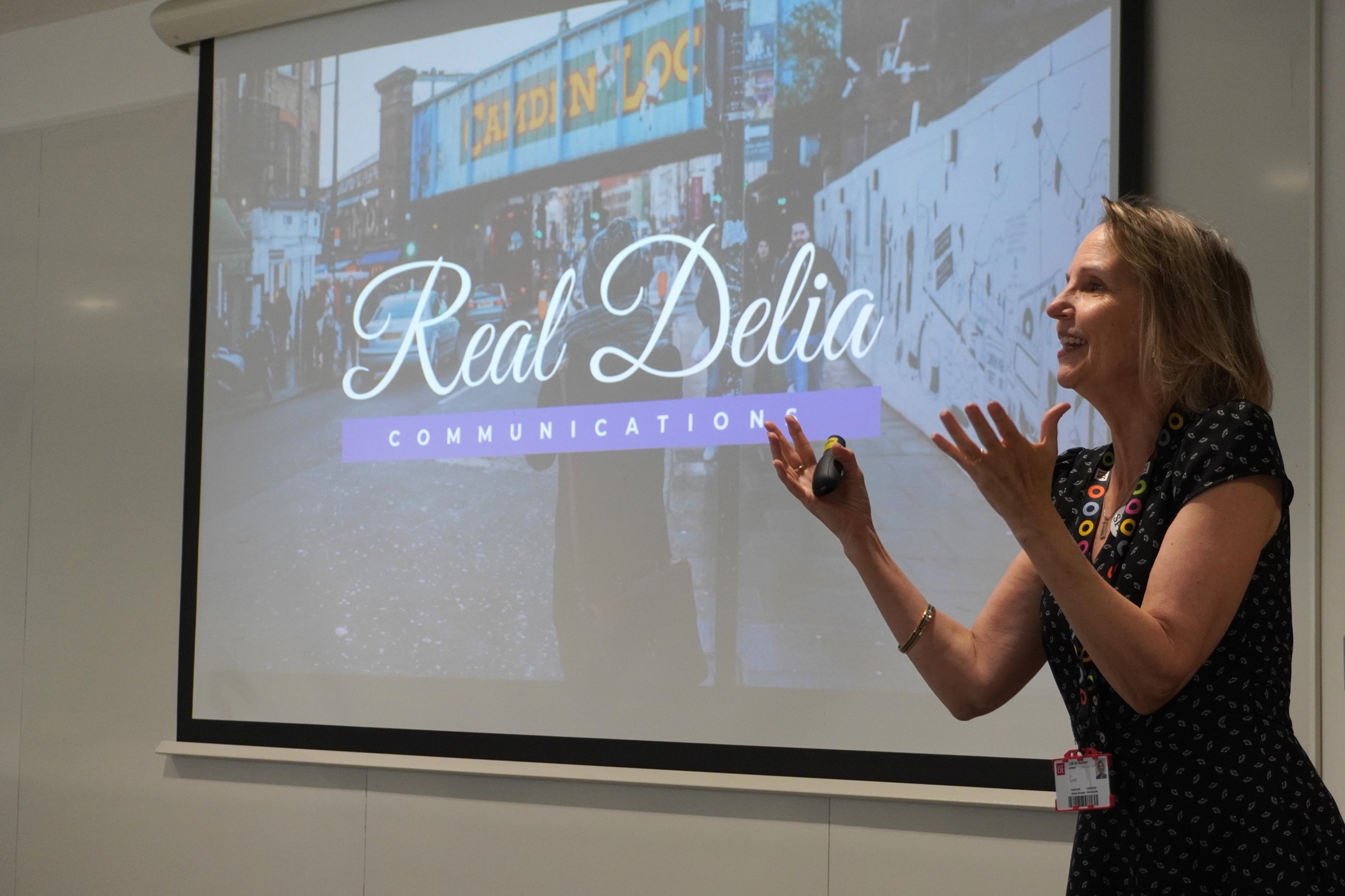 Delia Lloyd teaching Effective Communications