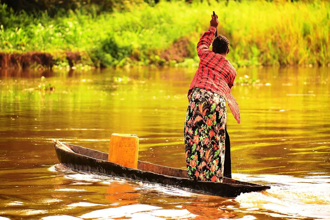 DRC water boat