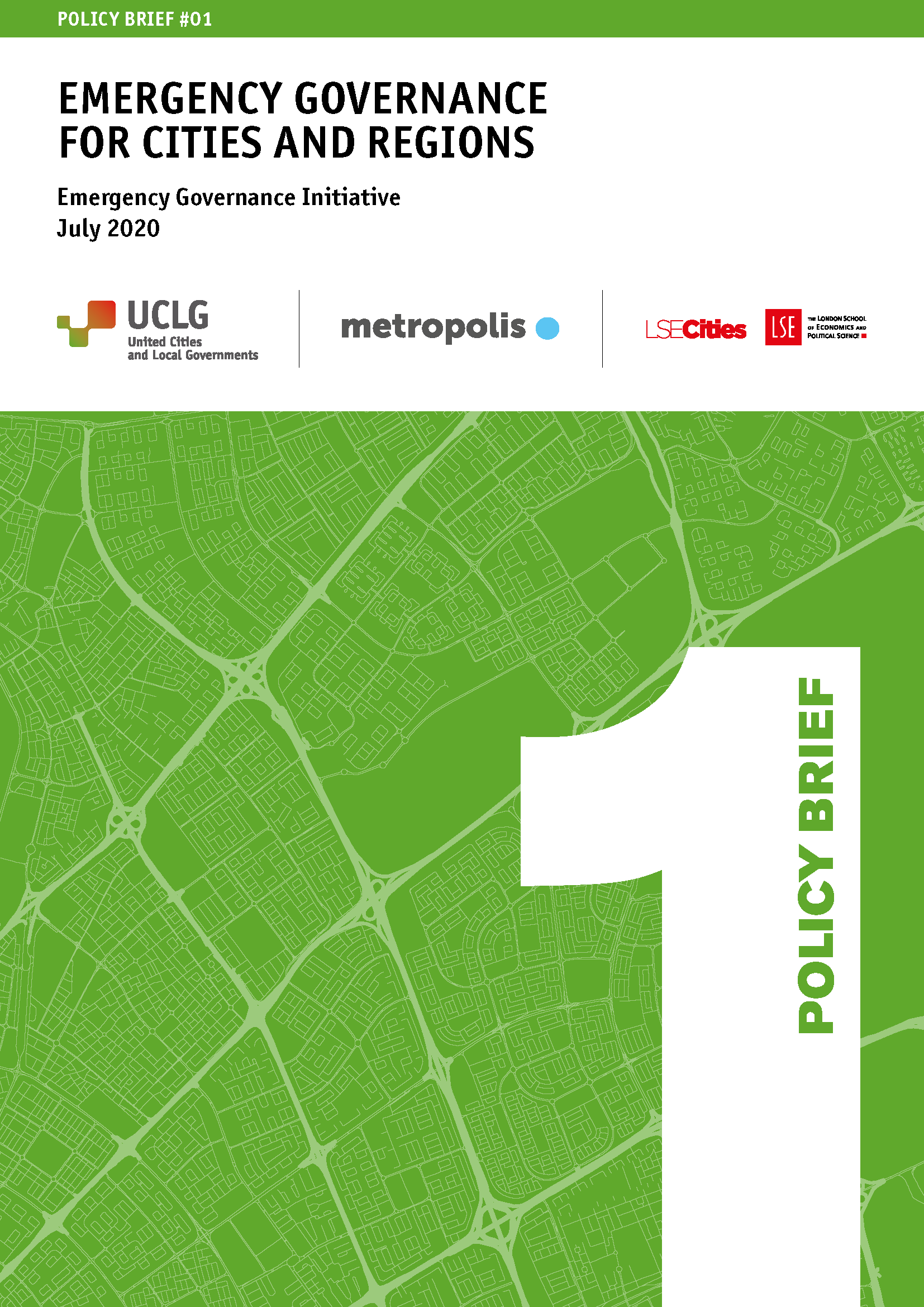 Policy Brief #01 | Emergency Governance Initiative front cover