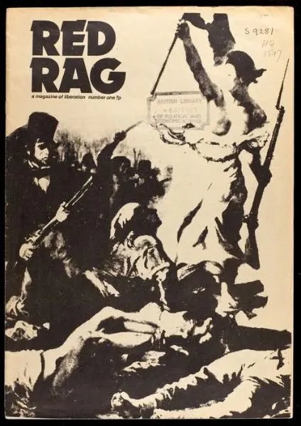 A front cover of Red Rag magazine