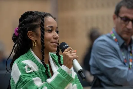 Audience member during Q&A at a public lecture.