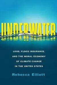 Book cover of Rebecca Elliott's "Underwater: Loss, Flood Insurance and the Moral Economy of Climate Change in the United States"