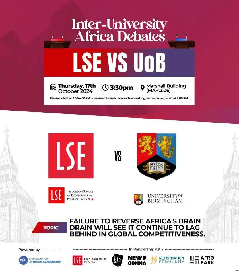 Inter-University Africa Debates Poster