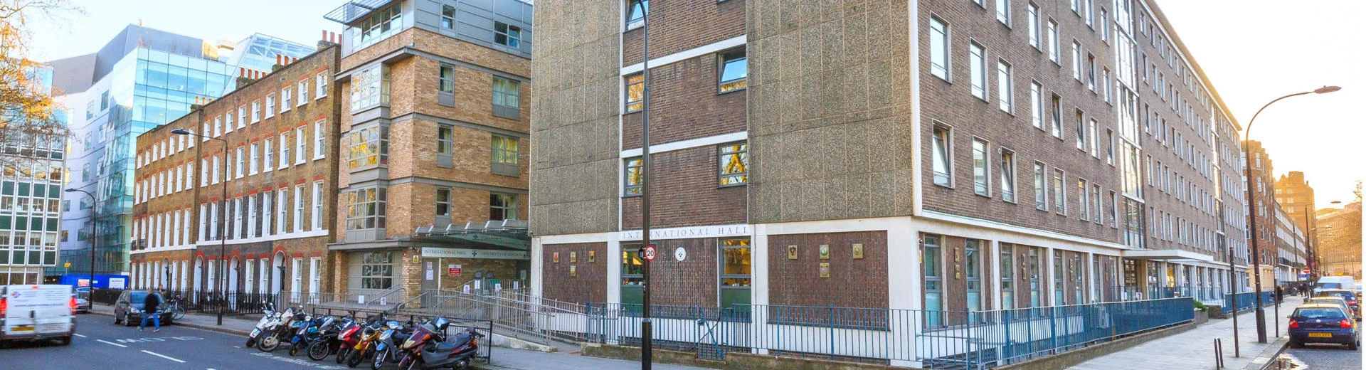 An exterior view of the International Hall residence building at LSE