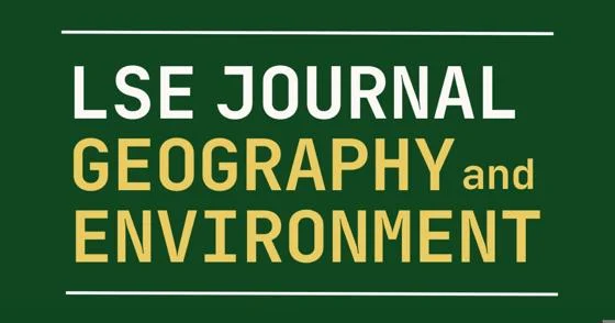 LSE Journal of Geography and Environment in bold text