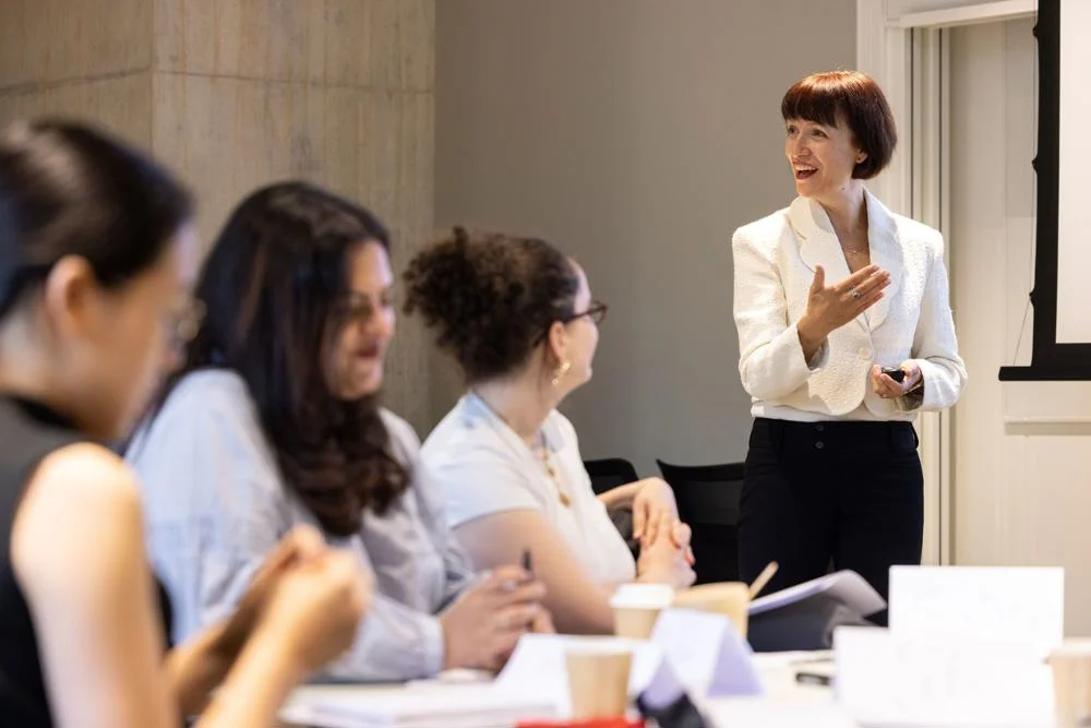 Kathy Pavid teaching Leadership Skills