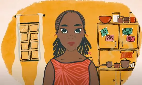 Mwansa's Story. Image from: PositiveNegatives. Artist: Debasmita Dasgupta.