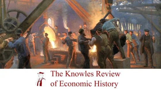 painting of men working in foundry