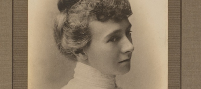 A portrait of Emily Wilding Davison.