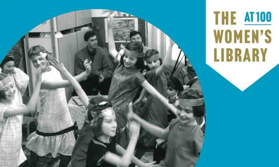 Youngsters dressed in costumes and dancing around a room