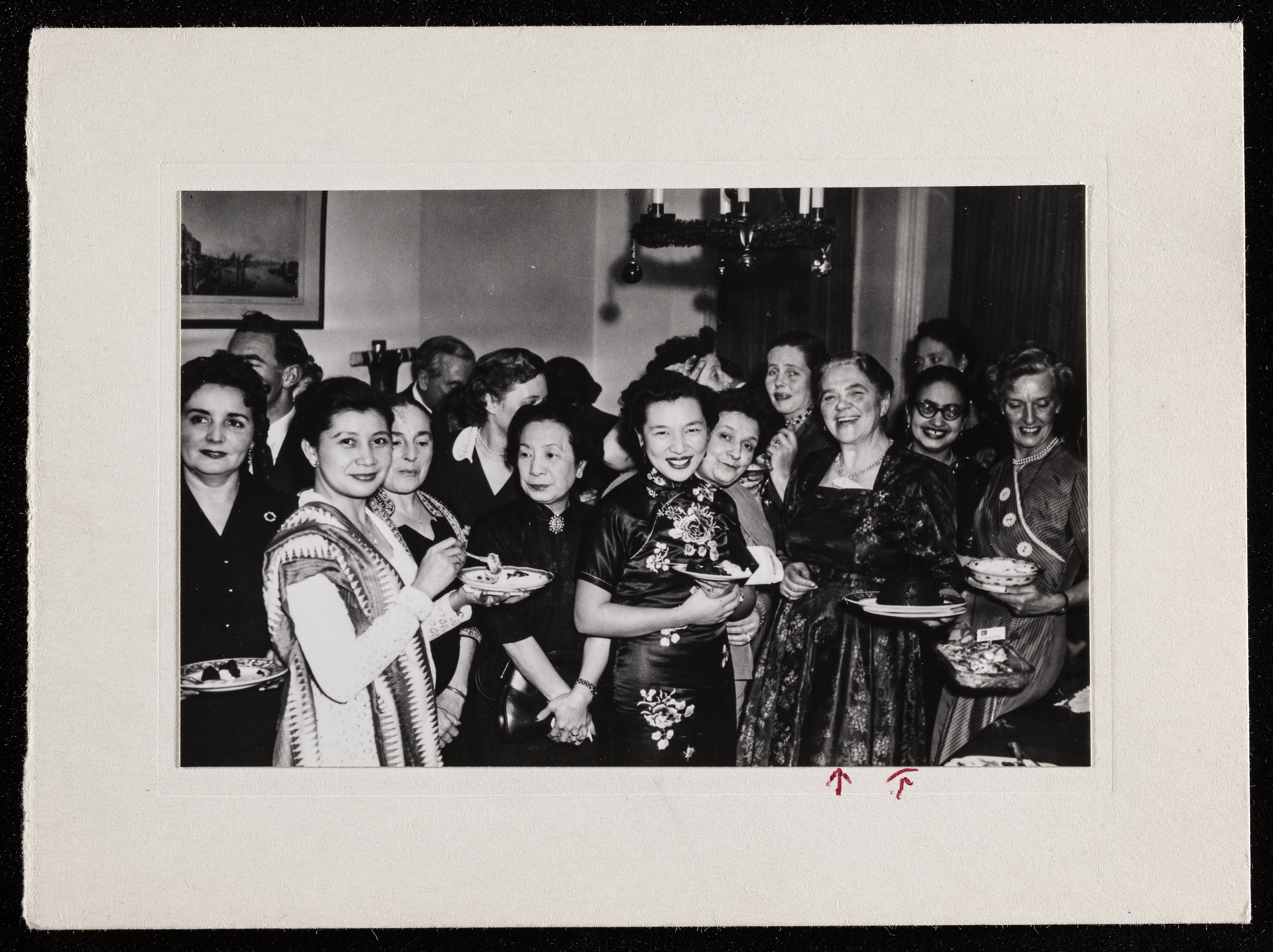 Dame Vera Laughton Mathews, Begum Ikramullah and other members of The International Kitchen Club.