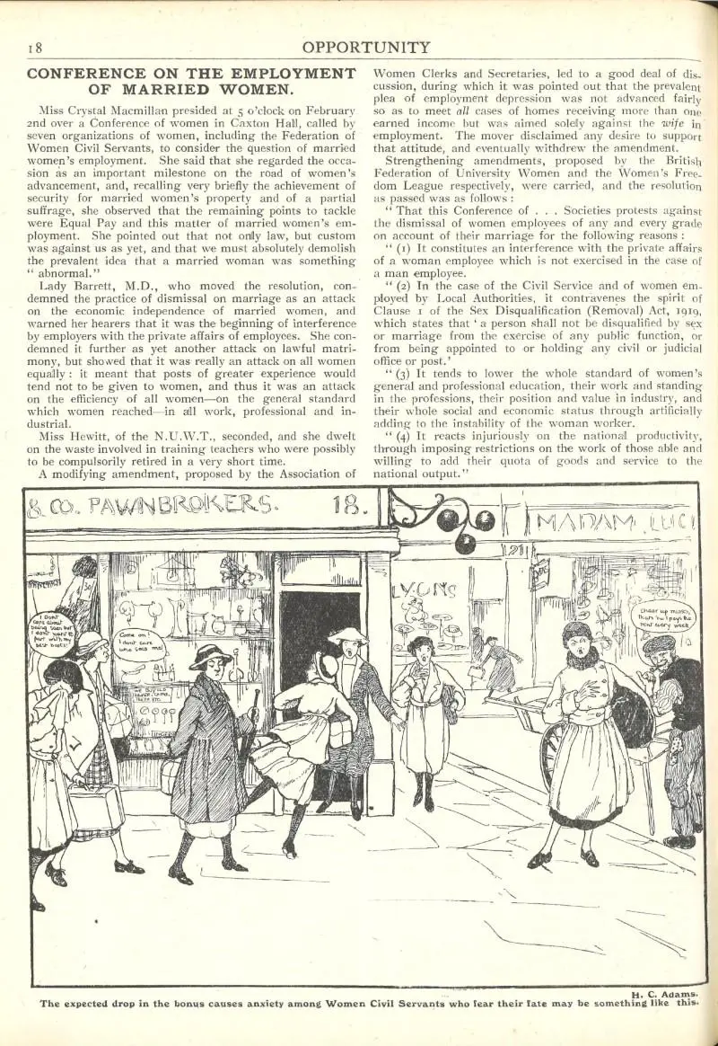 An article in Home and Country