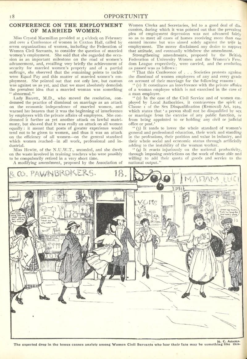 An article in Home and Country