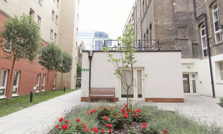 An exterior view of the Lilian Knowles House accommodation building at LSE