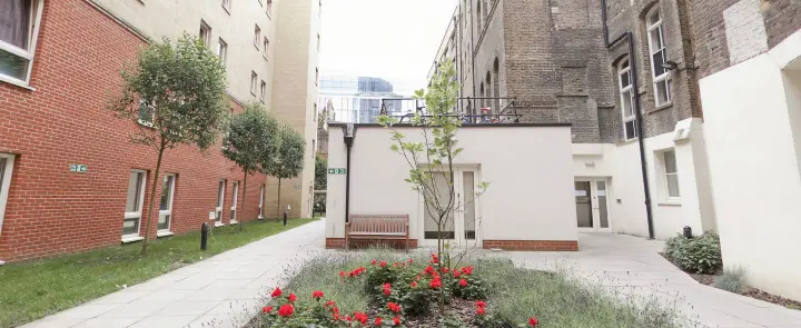 An exterior view of the Lilian Knowles House accommodation building at LSE