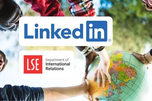 LinkedIn promo box for Department of International Relations