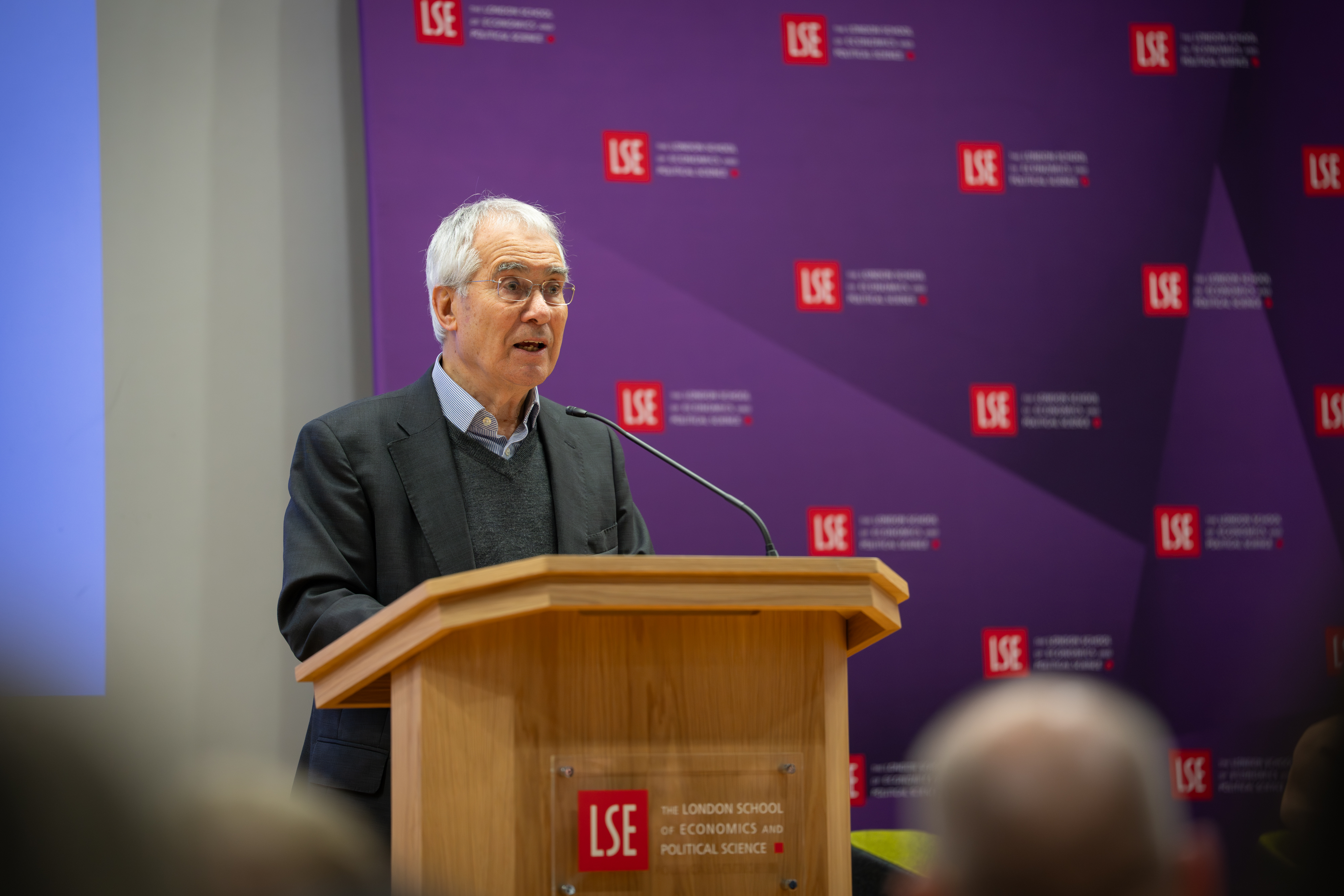Professor Lord Nicholas Stern at an LSE public lecture