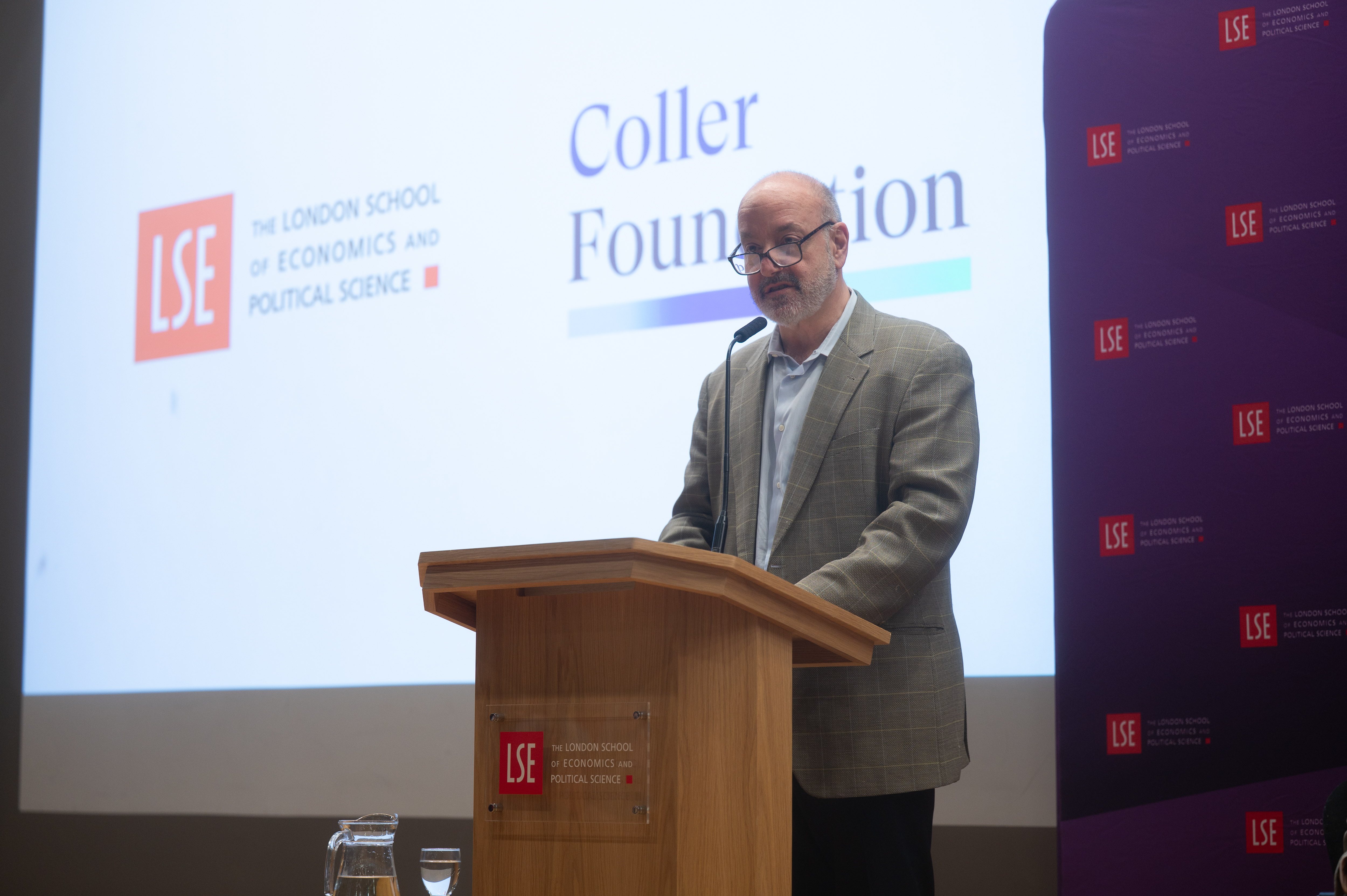 LSE President Professor Larry Kramer speaking at our launch event in September 2025.